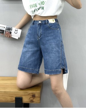 韓國直送NEW STYLE直筒牛仔短褲-600113-全店新品,買滿$800即減$200輸入優惠碼(SS-200)