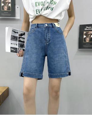 韓國直送NEW STYLE直筒牛仔短褲-600113-全店新品,買滿$800即減$200輸入優惠碼(SS-200)