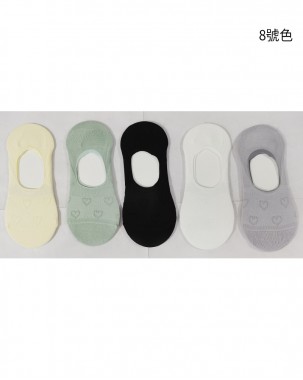 吸汗透氣糖果色隱形船襪（(1組4對)-78068-全店新品,買滿$800即減$200輸入優惠碼(SS-200)