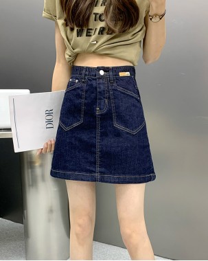 韓國直送HOWLUK STUDIO時尚百搭牛仔半截裙-800202-全店新品,買滿$800即減$200輸入優惠碼(SS-200)